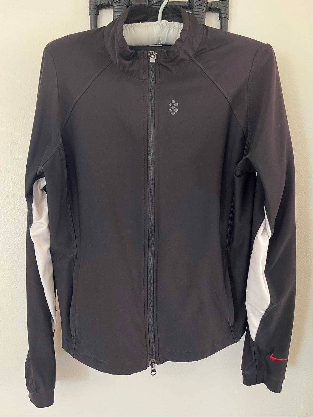 Nike Dri-Fit Zip Front Track Jacket Black Size: L